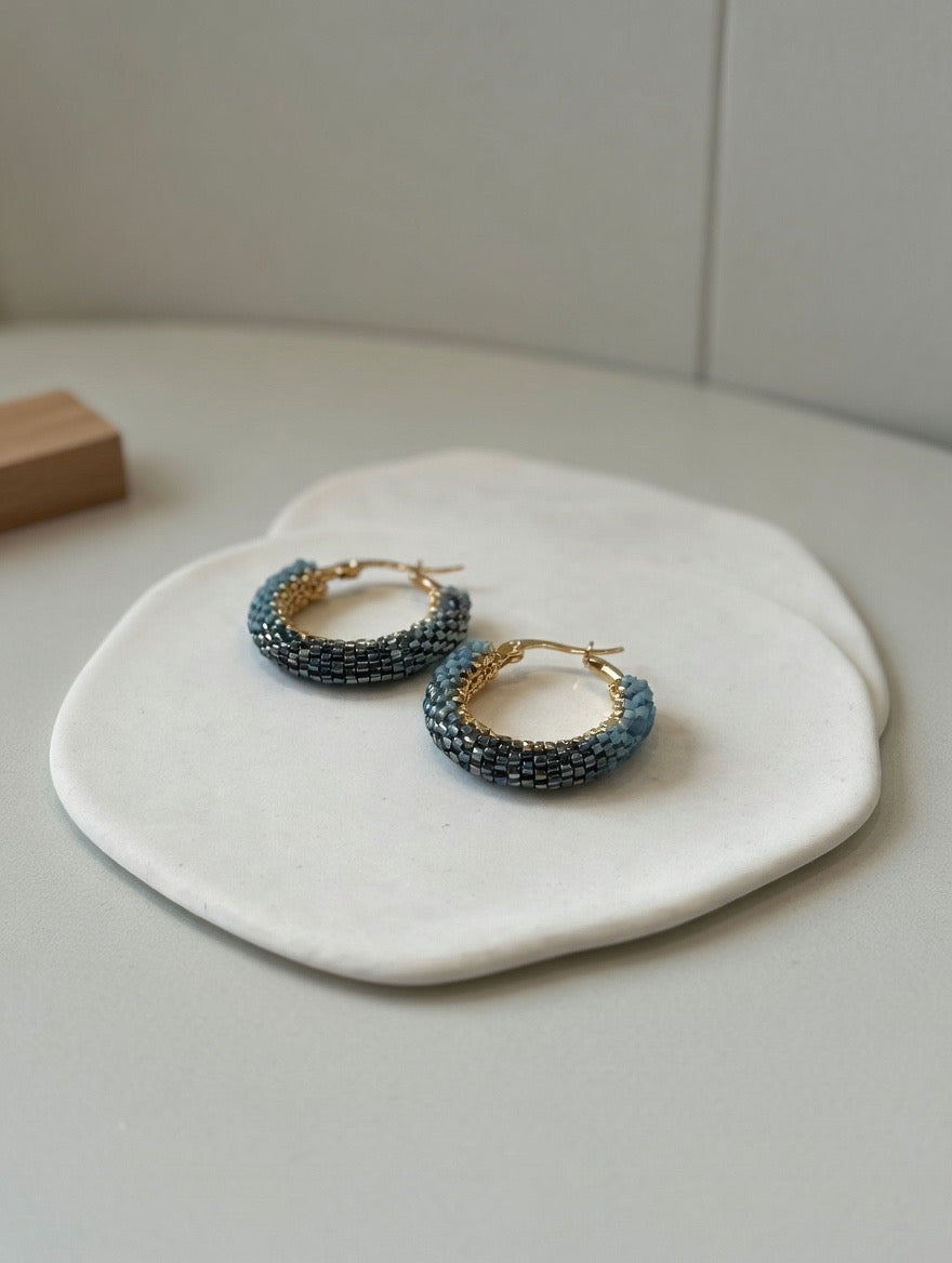 Orecchini "Trinity Hoops"