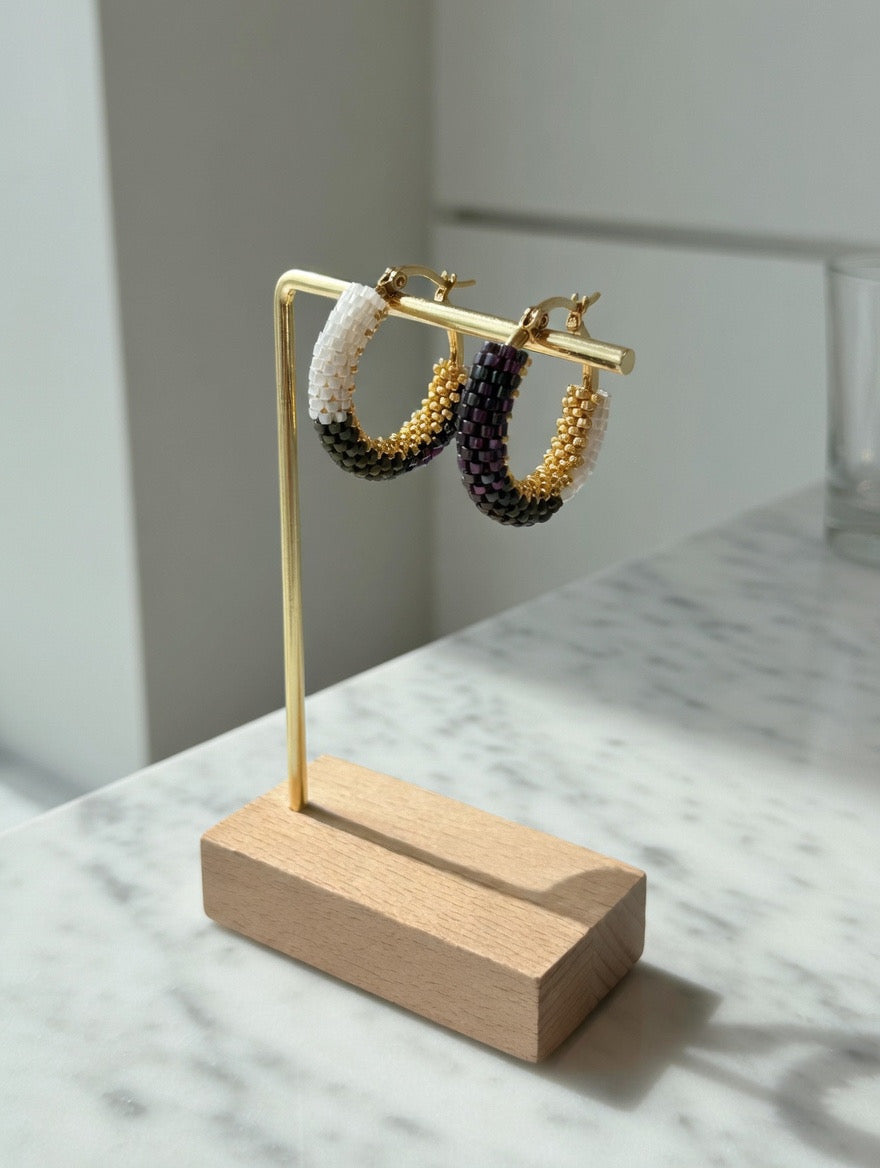 Orecchini "Trinity Hoops"