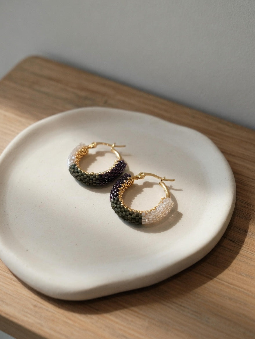 Orecchini "Trinity Hoops"