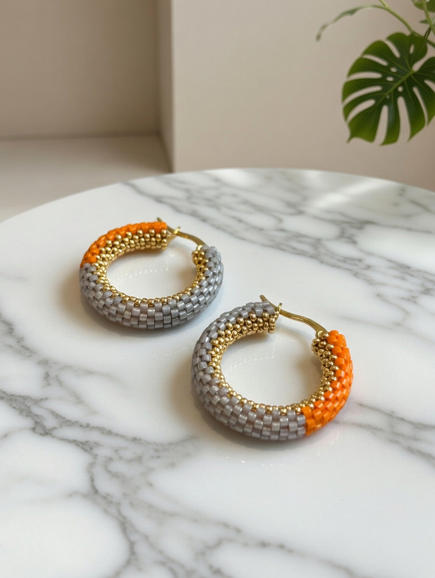 Orecchini "Trinity Hoops"