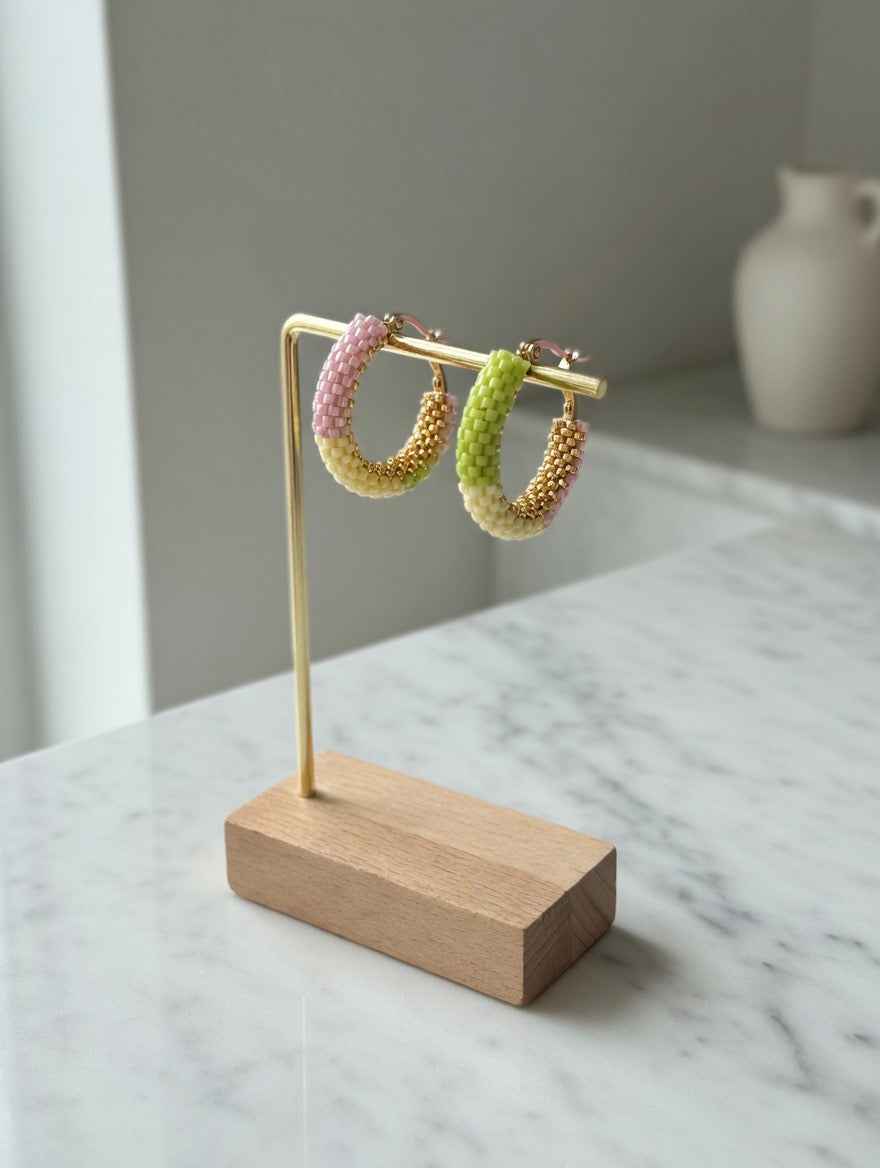 Orecchini "Trinity Hoops"