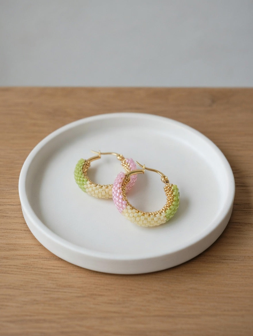 Orecchini "Trinity Hoops"