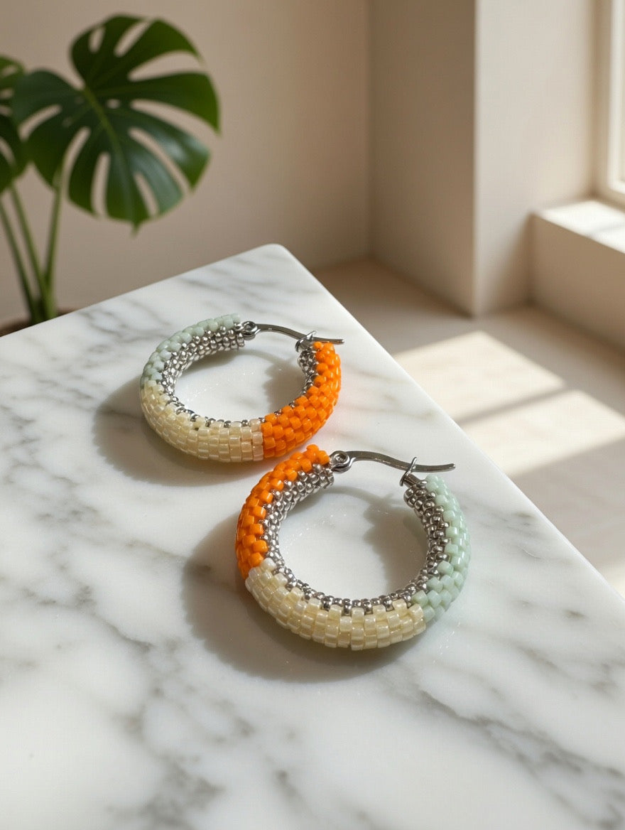 Orecchini "Trinity Hoops"