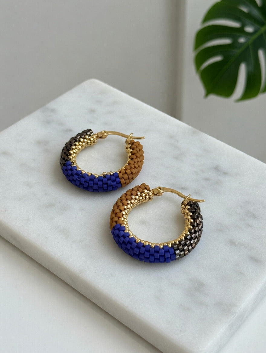 Orecchini "Trinity Hoops"