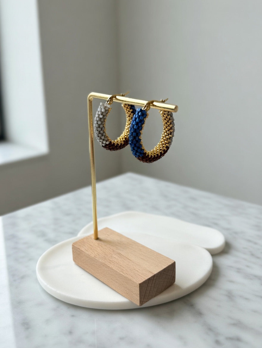 Orecchini "Trinity Hoops"