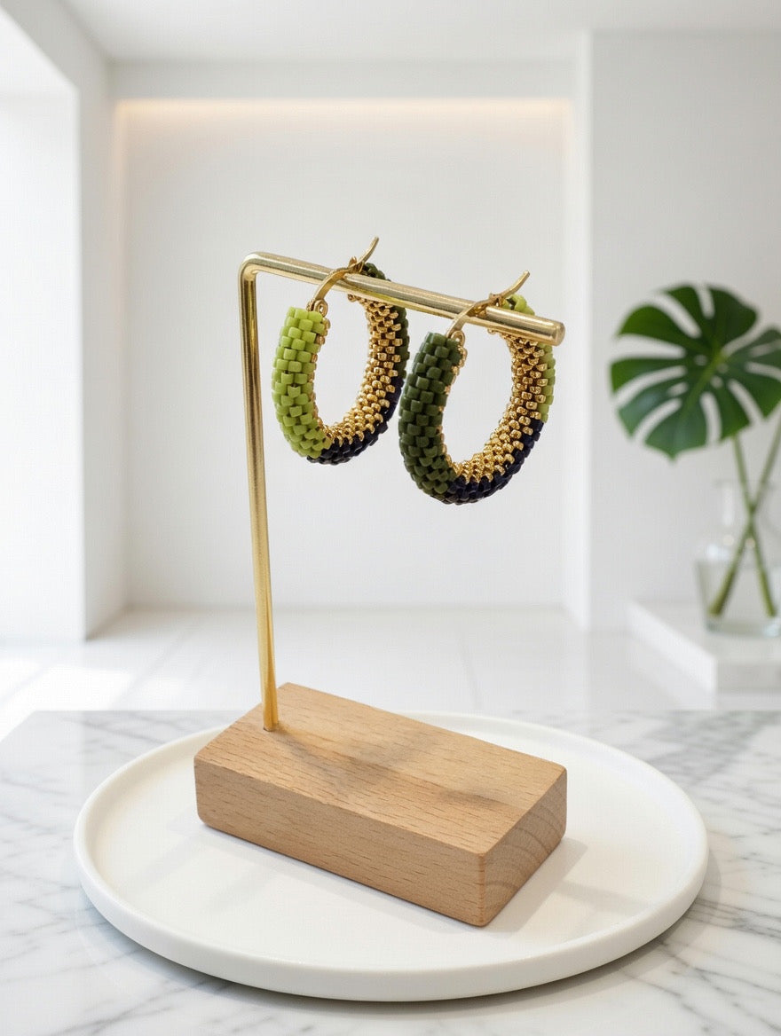 Orecchini "Trinity Hoops"