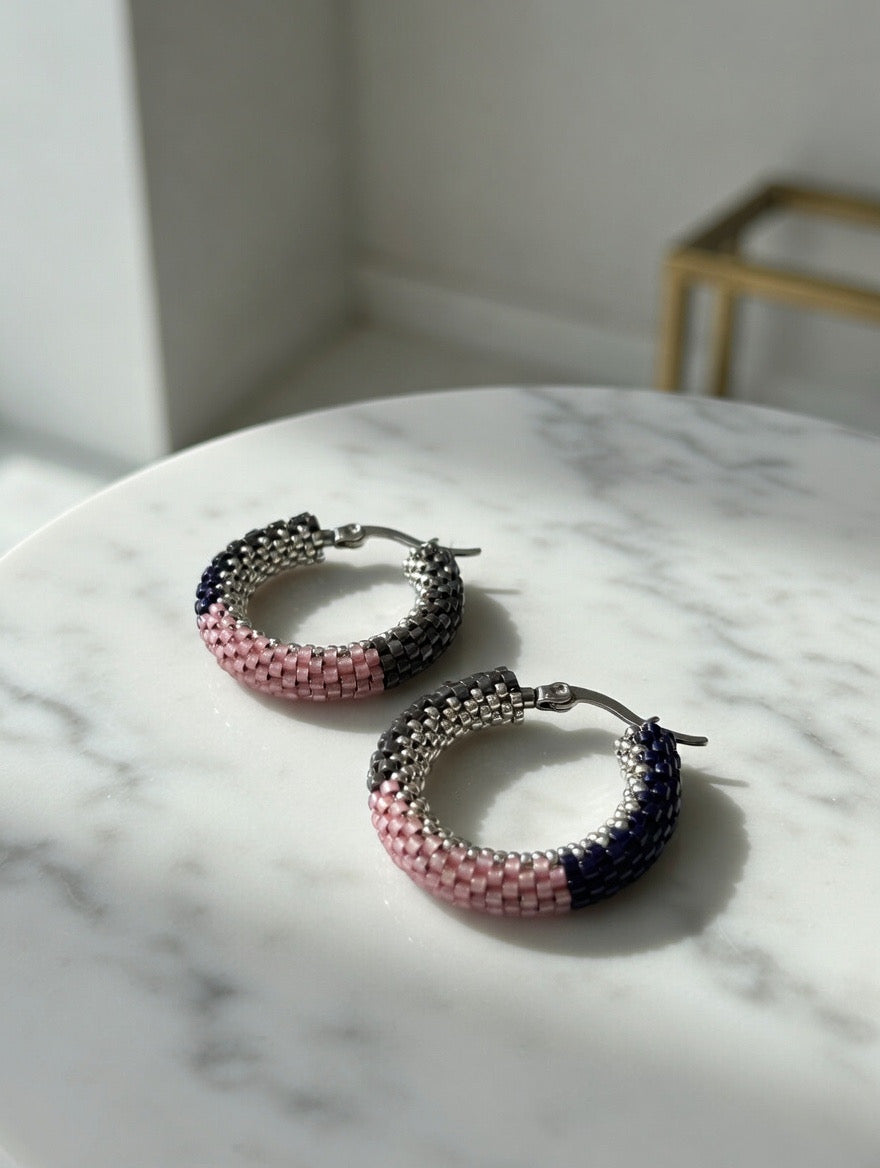 Orecchini "Trinity Hoops"