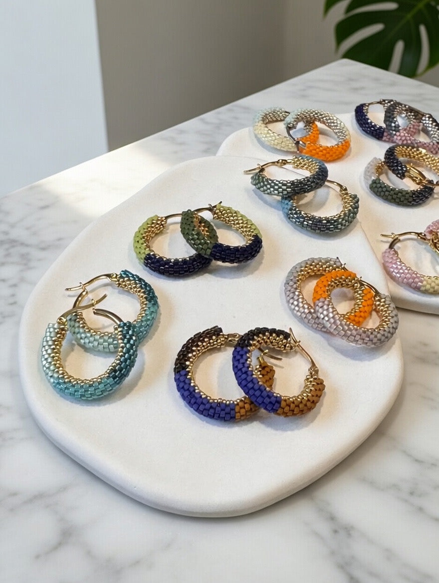 Orecchini "Trinity Hoops"