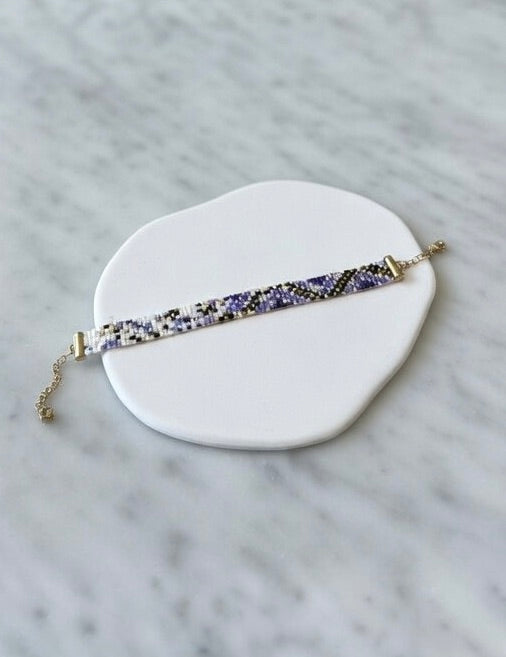 Braccialetto "Via fiori chiari"